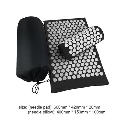 Lotus Acupressure Mat & Pillow – Yoga Massage Cushion