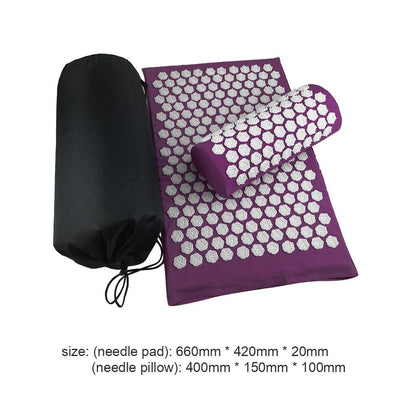Lotus Acupressure Mat & Pillow – Yoga Massage Cushion