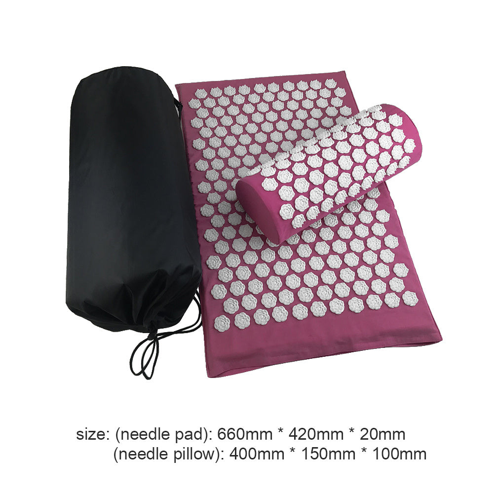 Lotus Acupressure Mat & Pillow – Yoga Massage Cushion