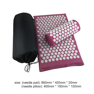 Lotus Acupressure Mat & Pillow – Yoga Massage Cushion