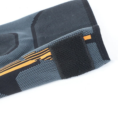Striped Compression Knee Sleeves – Sports & Hiking Support