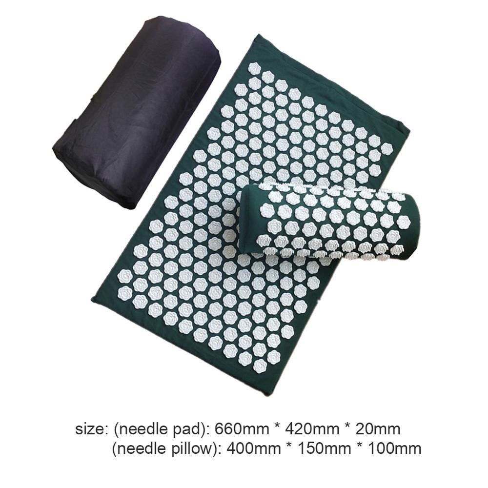 Lotus Acupressure Mat & Pillow – Yoga Massage Cushion