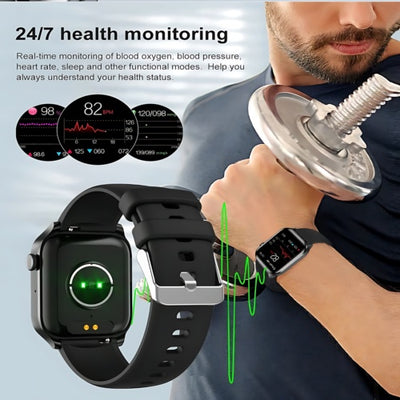 Smartwatch for Men & Women – Fitness Tracker & Heart Rate Monitor