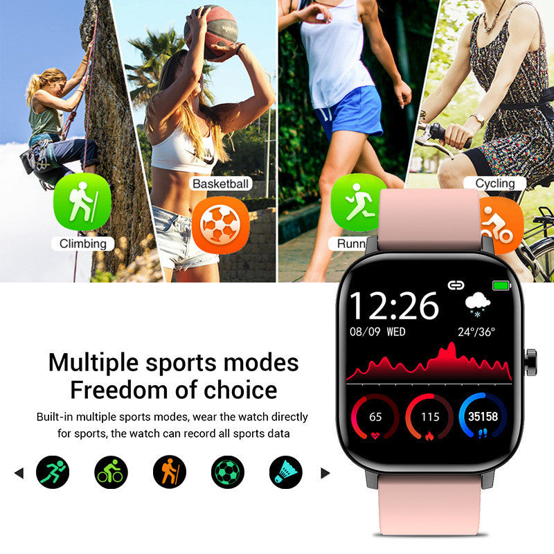 Unisex Smartwatch – Waterproof Fitness Tracker