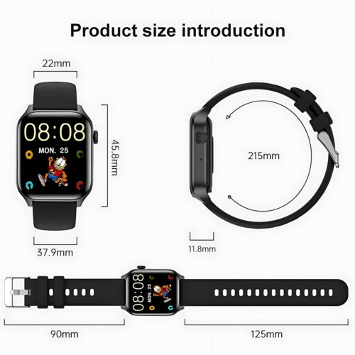 Smartwatch for Men & Women – Fitness Tracker & Heart Rate Monitor