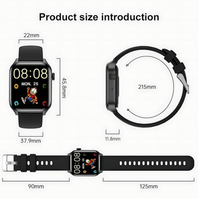 Smartwatch for Men & Women – Fitness Tracker & Heart Rate Monitor