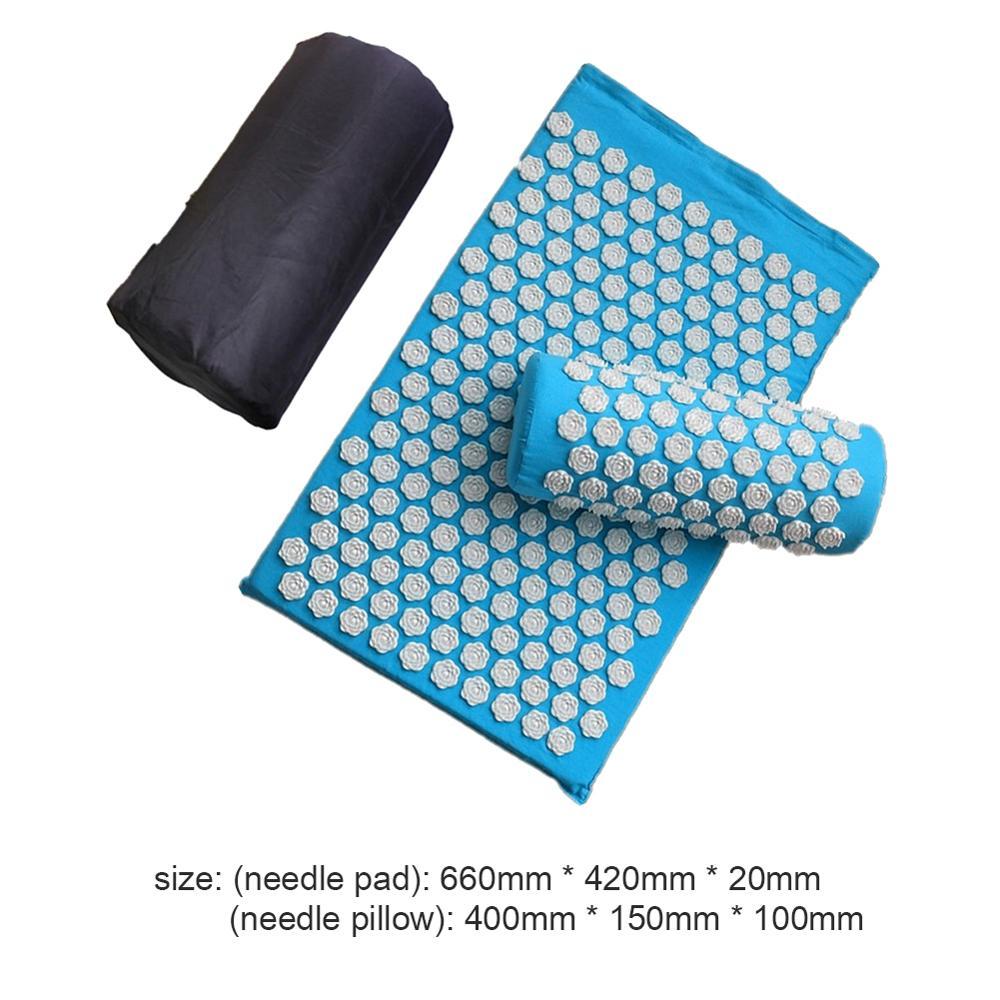 Lotus Acupressure Mat & Pillow – Yoga Massage Cushion