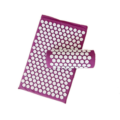 Lotus Acupressure Mat & Pillow – Yoga Massage Cushion