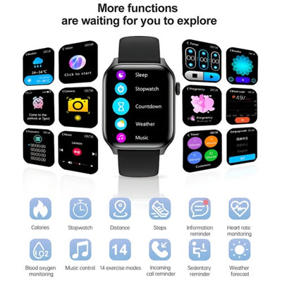 Smartwatch for Men & Women – Fitness Tracker & Heart Rate Monitor
